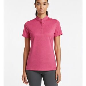 NIKE Golf Tour Performance Collared Polo Shirt, Women’s XL, Pink